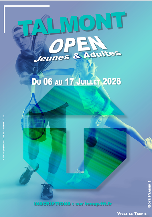 Tournois d’été 2026 au Talmont Tennis Club